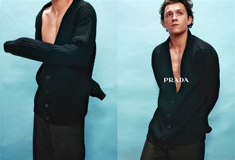 tom holland and Prada campaign